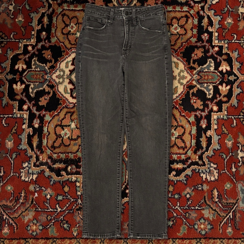 Madewell Men's Charcoal Skinny Jeans